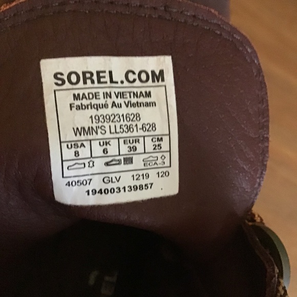 Sorrel Burgundy Lace up Ankle Boots- NWOB - Picture 6 of 16